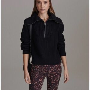 Varley Mentone Black Sweater